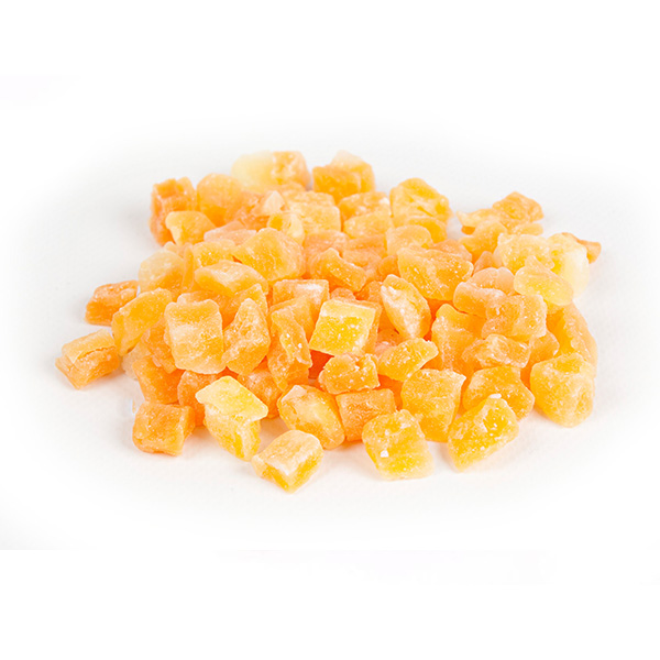 Pepene galben confiat cuburi - 200 g imagine produs 2021 Dried Fruits